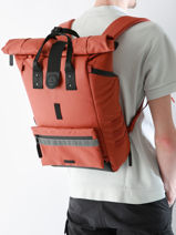 Rugzak Explorer Cabaia Oranje adventurer EXPLORER-vue-porte