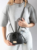 Sac Bandoulire Muscari Woomen Noir muscari WMUS08-vue-porte