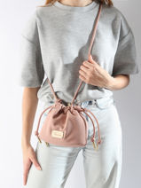 Sac Bandoulire Muscari Woomen Rose muscari WMUS08-vue-porte