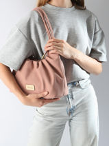 Sac Port paule Muscari Woomen Rose muscari WMUS09-vue-porte