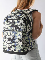 Sac  Dos 3 Compartiments Roxy Multicolore back to school RJBP4817-vue-porte