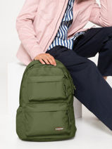 Sac  Dos 1 Compartiment + Pc 13" Eastpak Vert double casual EK0A5B7Y-vue-porte