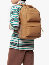 Sac  Dos 1 Compartiment + Pc 13" Eastpak Marron double casual EK0A5B7Y-vue-porte