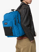 Rugzak Pinnacle Authentic Eastpak Blauw authentic K060-vue-porte