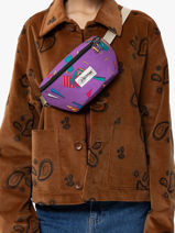 Sac Banane Eastpak Violet reintro K074REI-vue-porte