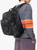 Sac  Dos 2 Compartiments + Pc 15" Eastpak Noir authentic K40F-vue-porte