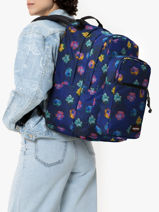 Rugzak 2 Compartimenten Met 15" Laptopvak Eastpak Blauw authentic K40F-vue-porte