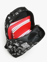 Sac  Dos 2 Compartiments Fortnite Gris gamer 227Z204B-vue-porte