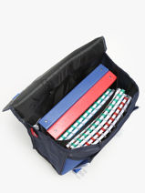 Boekentas Op Wieltjes 2 Compartimenten Pokemon Blauw energie electrique 23KK203R-vue-porte