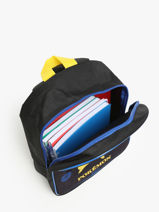 Sac  Dos 1 Compartiment Pokemon Noir energie electrique 24EK201E-vue-porte