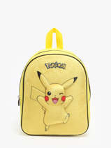 Sac  Dos 1 Compartiment Pokemon Jaune energie electrique 24HK201E