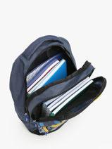 Sac  Dos 3 Compartiments Real madrid Bleu real 24BR204B-vue-porte
