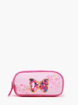 Trousse 2 Compartiments Snowball Rose butterfly 46411