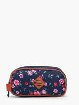 Trousse 2 Compartiments Snowball Bleu liberty 46311