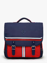 Cartable 2 Compartiments Snowball Bleu frenchie 46241