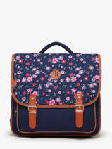 Boekentas 2 Compartimenten Snowball Blauw liberty 46341