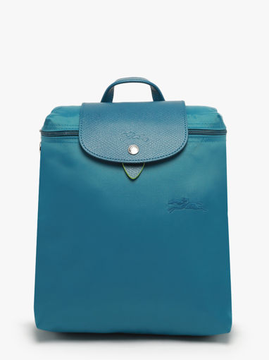Longchamp Le pliage green Sac  dos Bleu