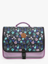 Cartable 2 Compartiments Cabaia Violet school S
