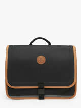 Cartable 2 Compartiments Cabaia Noir school S
