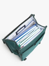 Sac  Dos 2 Compartiments Cabaia Vert school M-vue-porte