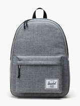 Sac  Dos 1 Compartiment + Pc 13" Herschel Gris classics 11546