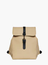 Sac  Dos 1 Compartiment Rains Beige city 13040