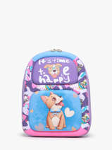 Mini Sac  Dos Miniprix Violet animal 88