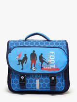 Cartable 2 Compartiments Snowball Bleu foot 46138