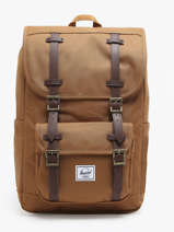 Sac  Dos 1 Compartiment + Pc 13" Herschel Marron classics 11391