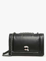 Schoudertas K Ikonic 2.0 Polyurethaan Karl lagerfeld Zwart k ikonic 2.0 245W3054