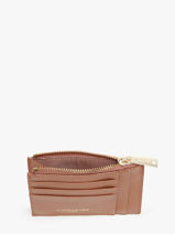 Porte-cartes Cuir Lancaster Beige dune 22-vue-porte