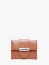 Portefeuille Cuir Lancaster Beige paris ily 50