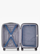 Valise Cabine Delsey Bleu air armour 801-vue-porte