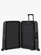 Soepele Reiskoffer Magnum Eco Samsonite Grijs magnum eco KH2003-vue-porte