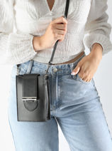 Cross Body Tas Paris Ily Leder Lancaster Beige paris ily 18-vue-porte
