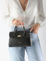 Sac Bandoulire Milano Cosmos Cuir Lancaster Marron milano cosmos 77-vue-porte