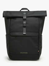 Sac  Dos Tommy hilfiger Noir th monotype AM12499