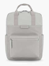 Sac  Dos 1 Compartiment + Pc 15" Kapten and son Gris ibiza P