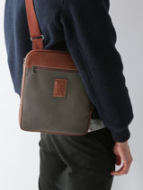 Longchamp Boxford Besace Vert-vue-porte