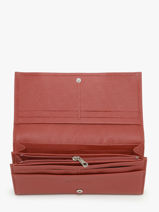 Longchamp Le roseau Portefeuille Marron-vue-porte