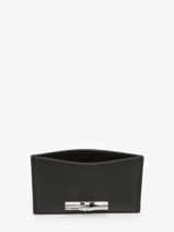Longchamp Le roseau Porte billets/cartes Noir-vue-porte