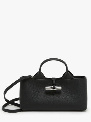 Longchamp Le roseau Sac port travers Noir
