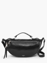 Sac Bandoulire M Origami Cuir Lancel Noir origami A12528