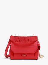 Sac � Main S Ninon Cuir Lancel Rouge ninon A09221