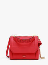 Sac  Main M Ninon Cuir Lancel Rouge ninon A09222