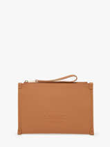 Pochette Zippe Jour Cuir Lancel Marron jour A13174