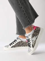 Sneakers Viken En Cuir Semerdjian Multicolore women VIKEN705-vue-porte