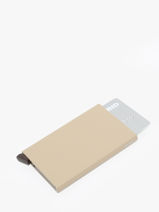 Kaarthouder Secrid Beige powder CP-vue-porte