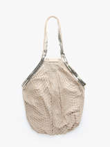 Sac Port paule Filet Coton Vanessa bruno Beige filet 26V40700