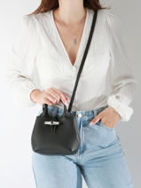 Longchamp Le roseau Sac port� main Bleu-vue-porte